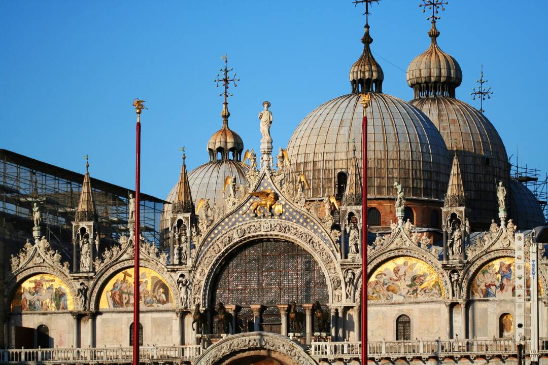 Der Markusdom, die ber&uuml;hmteste Basilika Venedigs