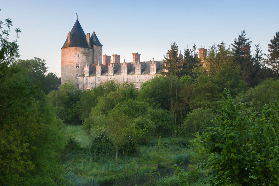 Ch&acirc;teau de Blain: Das unter Denkmalschutz stehende Schloss ist eine mittelalterliche Festung, die im 12. Jahrhundert vom Herzog der Bretagne erbaut wurde.&nbsp;

&copy;BERTHIER Emmanuel