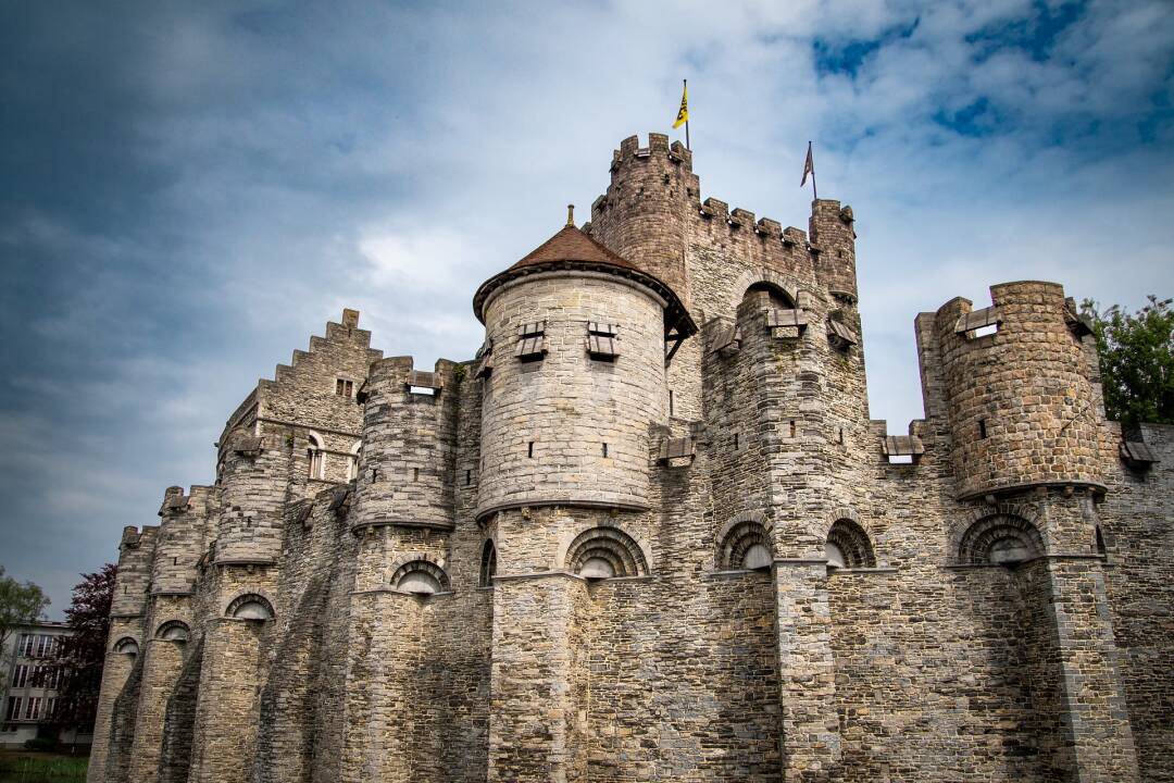Bewundern Sie die Stadt vom Bergfried des Schlosses der Grafen von Gent aus