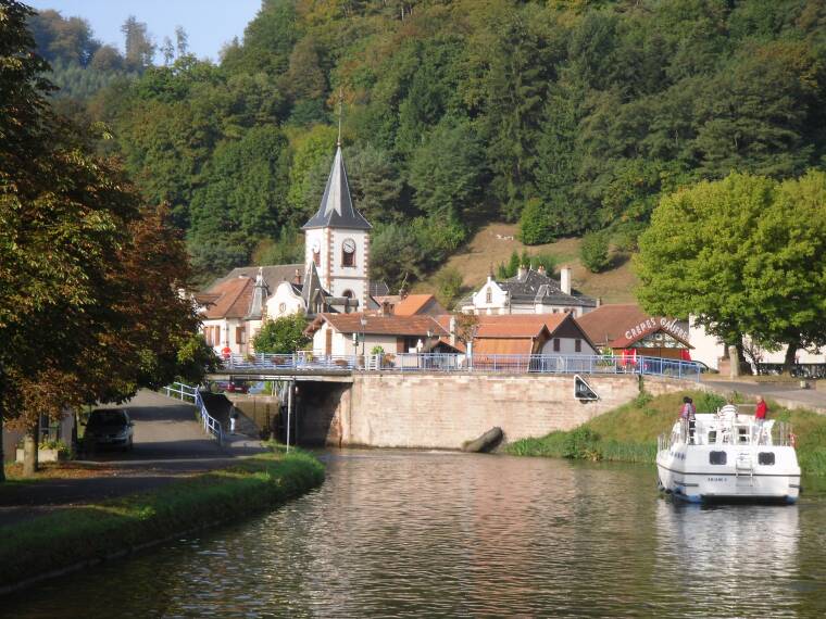 Der Rhein-Marne-Kanal Ostteil - Gebiet von Nancy